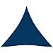 Parasole a Vela Oxford Triangolare 5x5x5 m Blu - Foto miniatura 1