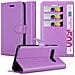 Custodia Compatibile Con Lg V60 Thinq In Violetta Ametista - Coperchio Protettiva Con Chiusura Magnetica, Funzione Stand E Tasca Per Le Carte - Foto miniatura 1