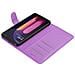 Custodia Compatibile Con Lg V60 Thinq In Violetta Ametista - Coperchio Protettiva Con Chiusura Magnetica, Funzione Stand E Tasca Per Le Carte - Foto miniatura 5