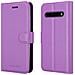 Custodia Compatibile Con Lg V60 Thinq In Violetta Ametista - Coperchio Protettiva Con Chiusura Magnetica, Funzione Stand E Tasca Per Le Carte - Foto miniatura 8