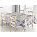 Tovaglia Cucina Copritavolo 100% Cotone Made Italy Disegno Marino Versilia Rp 140x180 Azzurro - Foto miniatura 10