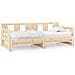 Dormeuse Estraibile In Legno Massello Di Pino 2x (90x190) Cm - Foto miniatura 1