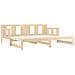 Dormeuse Estraibile In Legno Massello Di Pino 2x (90x190) Cm - Foto miniatura 6