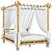Letto A Baldacchino 140x200 Cm In Bamb - Foto miniatura 3