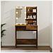 Toeletta Con Led Rovere Fumo 74,5x40x141 Cm - Foto miniatura 2