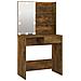 Toeletta Con Led Rovere Fumo 74,5x40x141 Cm - Foto miniatura 1