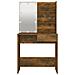 Toeletta Con Led Rovere Fumo 74,5x40x141 Cm - Foto miniatura 6