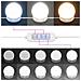 Toeletta Con Led Rovere Fumo 74,5x40x141 Cm - Foto miniatura 7