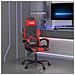 Sedia Da Gaming Nera E Rossa In Similpelle - Foto miniatura 1