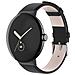 Cinturino Per Orologio In Pelle Pu Black - Foto miniatura 3
