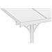 Tettoia Per Terrazza, Auto Addossata Kleo 450l300 Alluminio Bianco - Foto miniatura 4