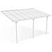Tettoia Per Terrazza, Auto Addossata Kleo 450l300 Alluminio Bianco - Foto miniatura 5