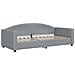 Divano Letto Estraibile Materassi Grigio Chiaro 90x200 Tessuto - Foto miniatura 2
