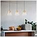 Lampadario Contemporaneo Cerasella 3 Luci Acciaio Ottone Spazzolato - Foto miniatura 1