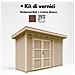 Casetta da giardino con pannelli in legno Lp Smartside 4,3 m2 con pavimento e piastrelle bituminose - L161 x 294 x 239 cm - M902a - Rosso sequoia - Foto miniatura 8