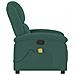 Poltrona Massaggiante Reclinabile Verde Scuro In Velluto - Foto miniatura 4