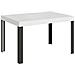Tavolo Allungabile 90x120/224 Cm Linea Telaio Antracite - Cemento - Foto miniatura 1