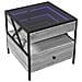 Tavolino Da Salotto Con Led Infinity Grigio Sonoma 50x50x51 Cm - Foto miniatura 3