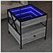 Tavolino Da Salotto Con Led Infinity Grigio Sonoma 50x50x51 Cm - Foto miniatura 1