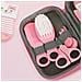 Kit Per La Cura Del Bambino Con 8 Accessori, Rosa - Foto miniatura 3