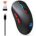 Mouse Wireless - Ricaricabile 2.4g Black - Foto miniatura 3