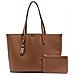 Xl Ew Reversible Tote Luggage Borse Tote Pelle Di Mucca Borse Donna Marrone Eu One Size, 30f3gzat4t-230 - Foto miniatura 1