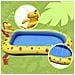 Piscina Splash Pad Con Spruzzatori Laterali E Dinosauro Che Sputa Acqua. 170x110cm. - Foto miniatura 3
