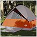 Tenda da Campeggio a Cupola 4 Persone Arancione Impermeabile - Foto miniatura 1