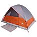 Tenda da Campeggio a Cupola 4 Persone Arancione Impermeabile - Foto miniatura 2
