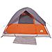 Tenda da Campeggio a Cupola 4 Persone Arancione Impermeabile - Foto miniatura 5