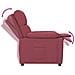 Poltrona Reclinabile In Tessuto Rosso Vino - Foto miniatura 6