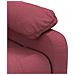 Poltrona Reclinabile In Tessuto Rosso Vino - Foto miniatura 7
