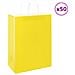 Sacchetti di Carta 50 pz con Manici Gialli 32x17x44 cm - Foto miniatura 1