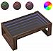 Tavolino da Salotto con LED Infinity Rovere Marrone 90x53x30 cm - Foto miniatura 1