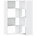 Libreria Angolare 4Ripiani Bianca 85x85x140cm Legno Multistrato - Foto miniatura 1