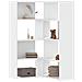 Libreria Angolare 4Ripiani Bianca 85x85x140cm Legno Multistrato - Foto miniatura 2