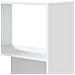 Libreria Angolare 4Ripiani Bianca 85x85x140cm Legno Multistrato - Foto miniatura 8