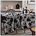 Tovaglia Da Tavola Francese - Jacquard Con Graffiti Neri, Varie Misure  Xs - Foto miniatura 5