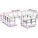 Set Divano da Giardino 12 pcs Antracite Acciaio - Foto miniatura 8