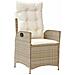 Set da Pranzo per Giardino 5 pcs Beige polyrattan - Foto miniatura 6