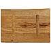 Piano Tavolo 50x40x2,5 cm Bordi Vivi in Legno Massello di Mango - Foto miniatura 5