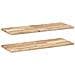 Mensole da Parete 2 pz 80x30x2 cm Legno Acacia Non Trattato - Foto miniatura 1