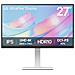 Monitor 27" IPS Flat 27US550-W.AEK 4K Ultra HD Tempo di risposta 5 ms - Foto miniatura 1