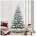 Albero di Natale Artificiale con Rami Pieghevoli Bianco 210 cm - Foto miniatura 2