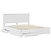 Struttura del letto Bianco 180 x 200 cm Legno multistrato - Foto miniatura 5