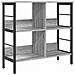 Libreria Grigio Sonoma 82 x 32 x 79 cm Legno multistrato - Foto miniatura 1