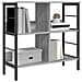 Libreria Grigio Sonoma 82 x 32 x 79 cm Legno multistrato - Foto miniatura 3