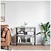 Libreria Grigio Sonoma 82 x 32 x 79 cm Legno multistrato - Foto miniatura 4