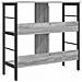 Libreria Grigio Sonoma 82 x 32 x 79 cm Legno multistrato - Foto miniatura 7