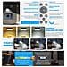 PROIETTORE SOLARE LED 3WHITE 150W + Crepuscolare - Foto miniatura 2